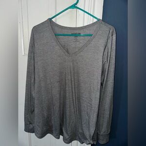 Torrid Jersey V-Neck Long Sleeve Top